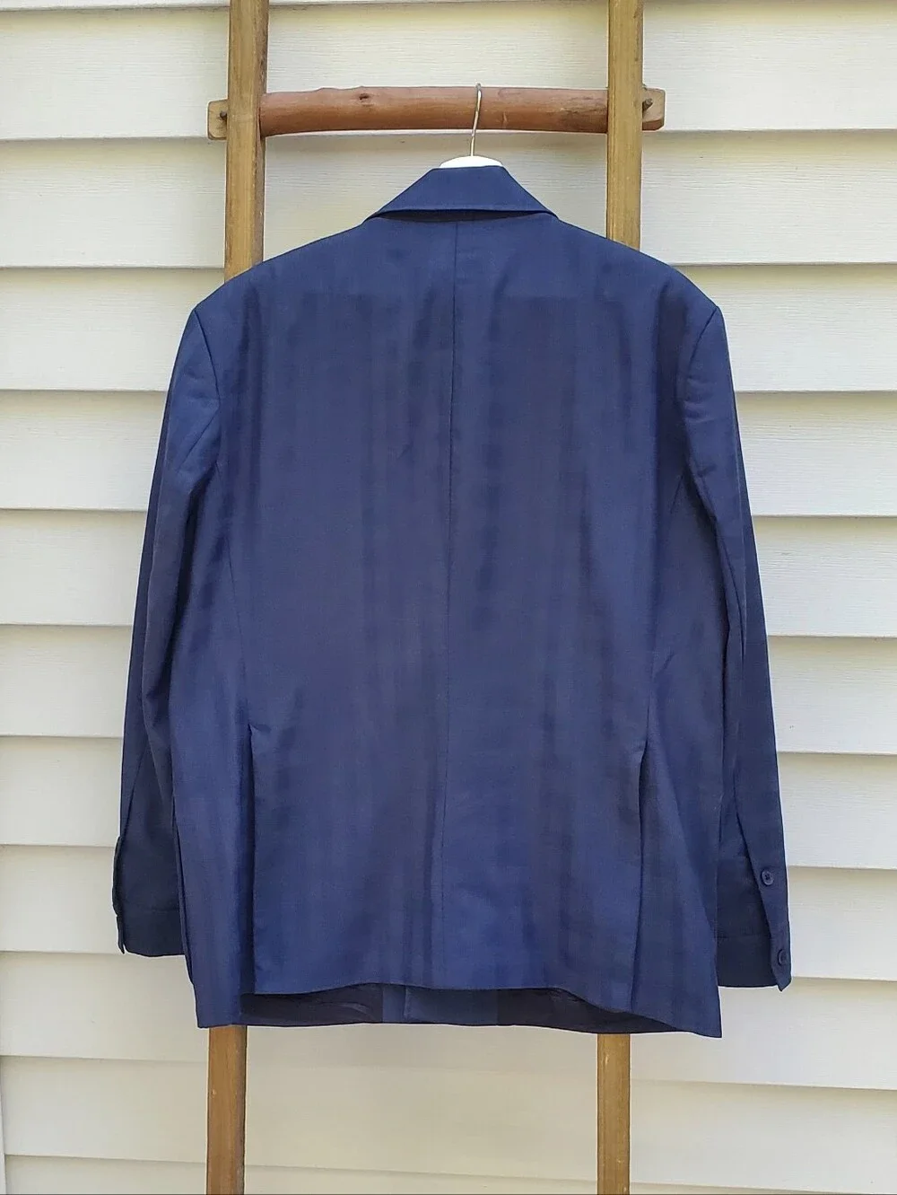 Fernando Platinum Men's Wool Button-Down Blazer Size L